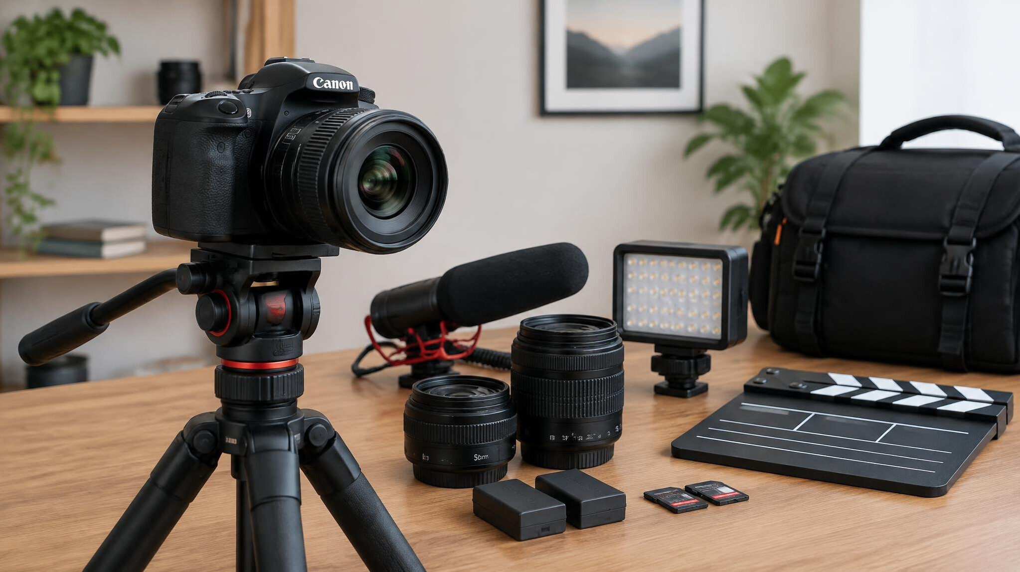 beginner camera setup