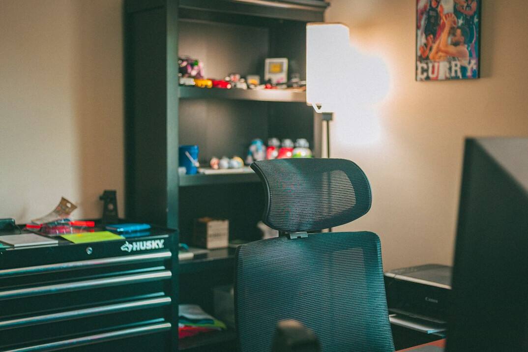 professional colorist at workstation